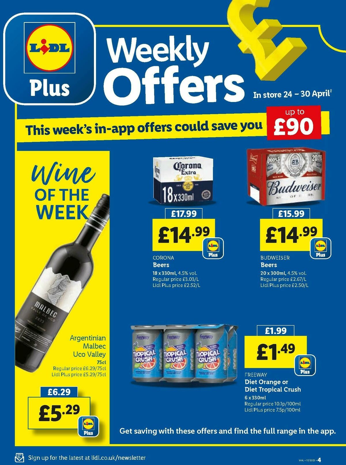 LIDL Wales Offers from 24 April