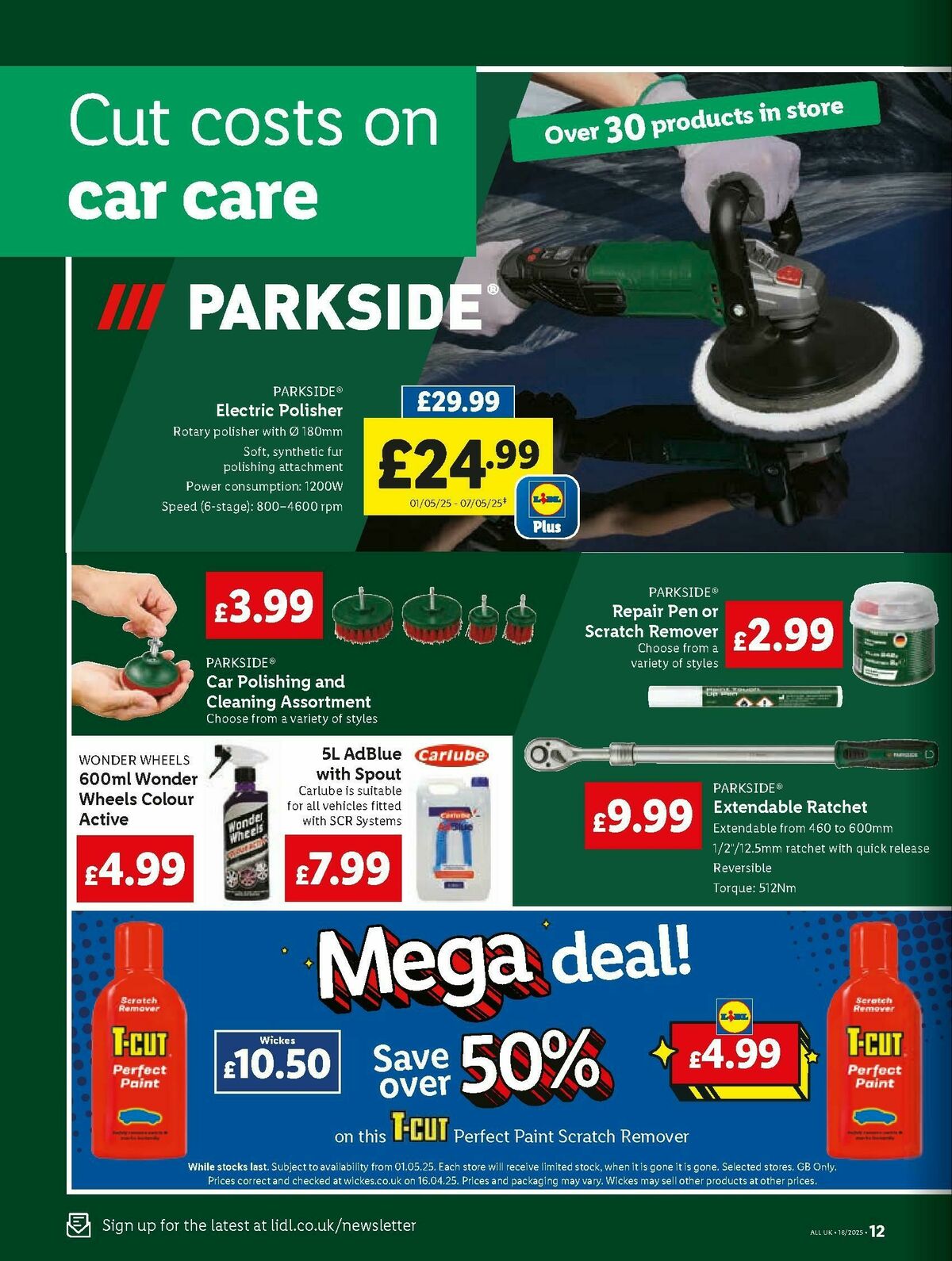 LIDL Scotland Offers from 1 May