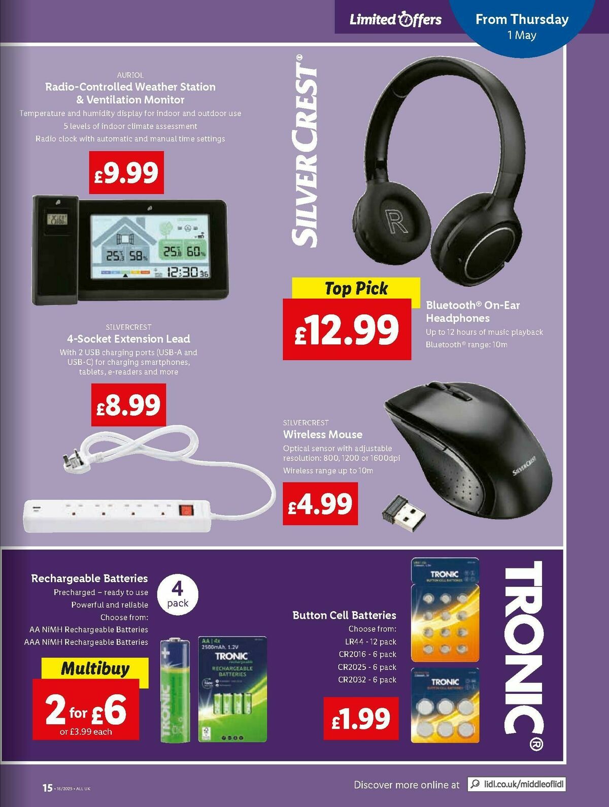 LIDL Scotland Offers from 1 May