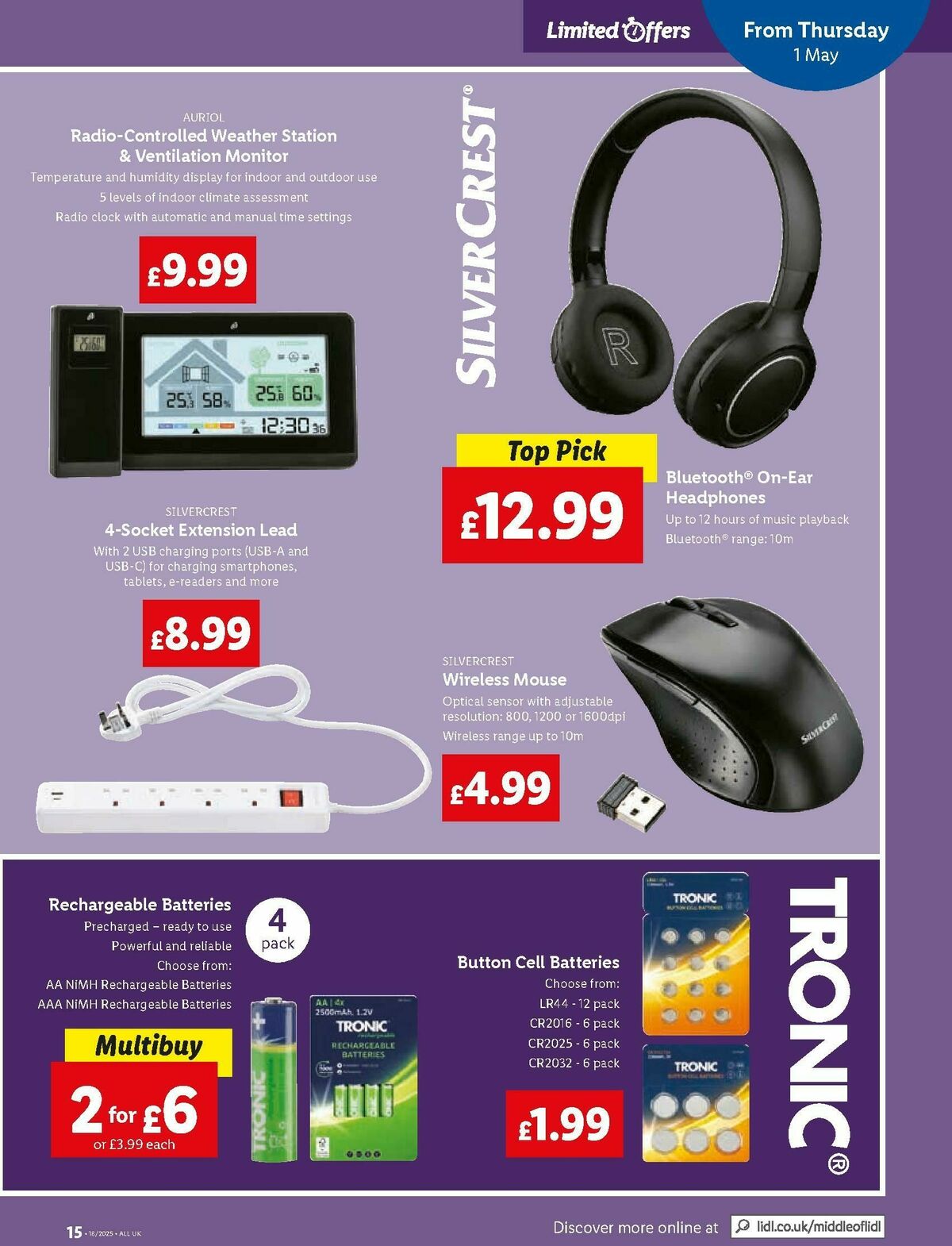 LIDL Wales Offers from 1 May