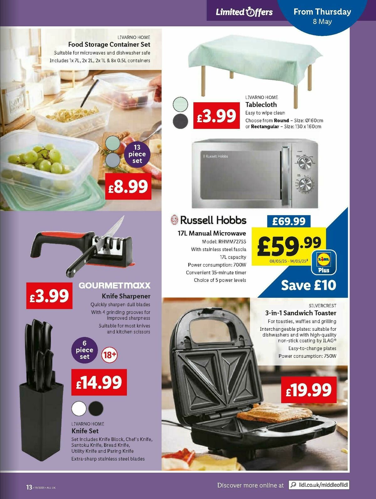 LIDL Wales Offers from 8 May