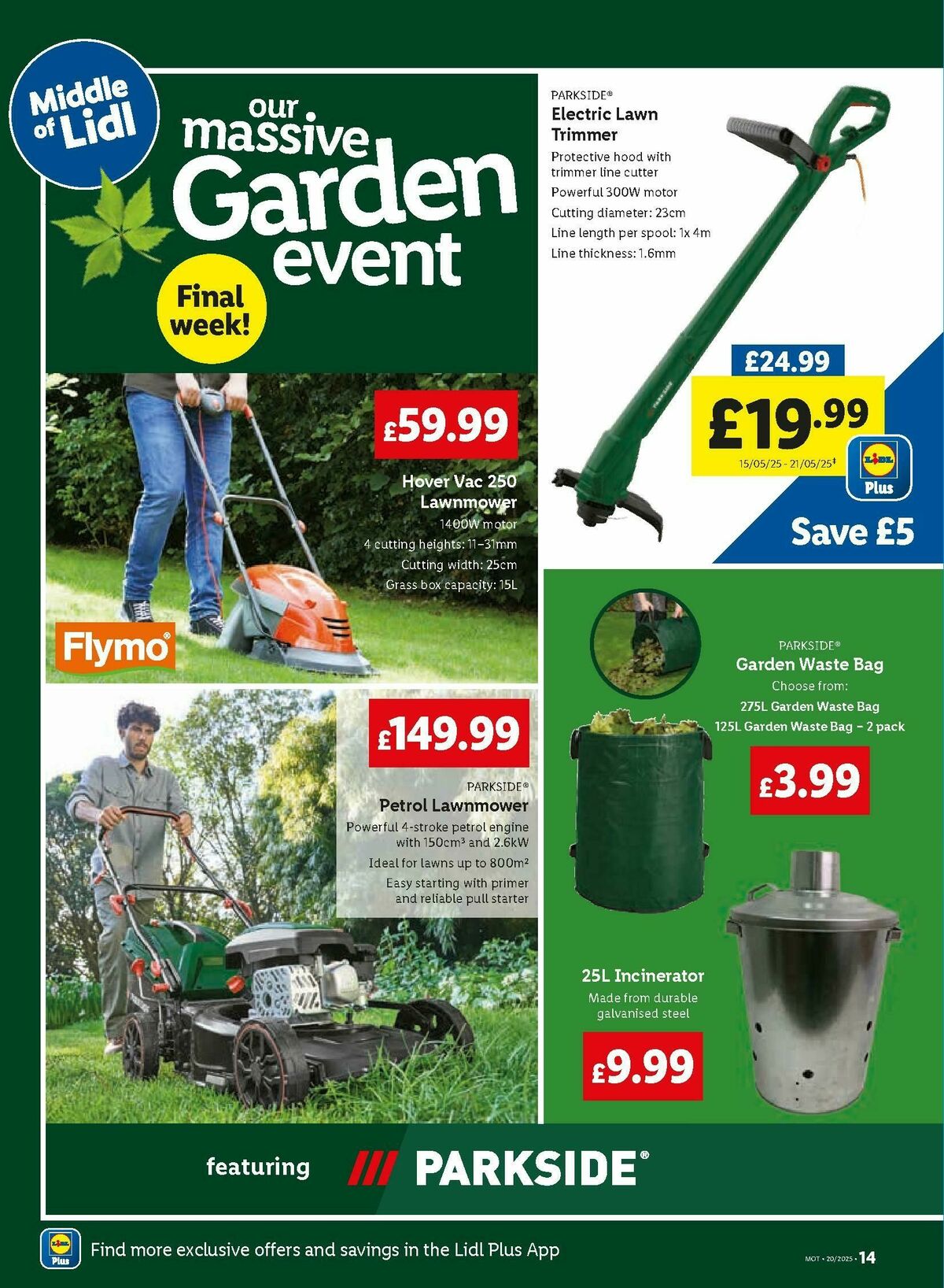 LIDL Scotland Offers from 15 May