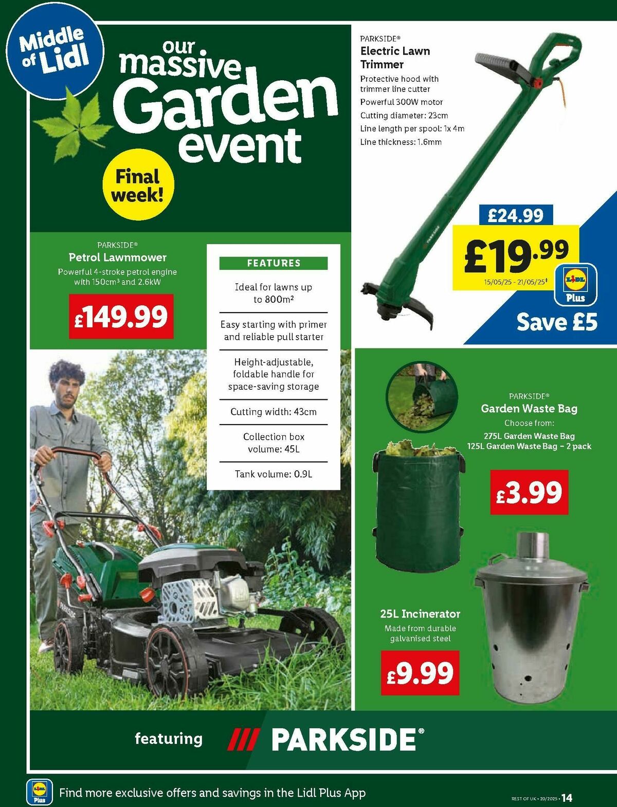 LIDL Wales Offers from 15 May