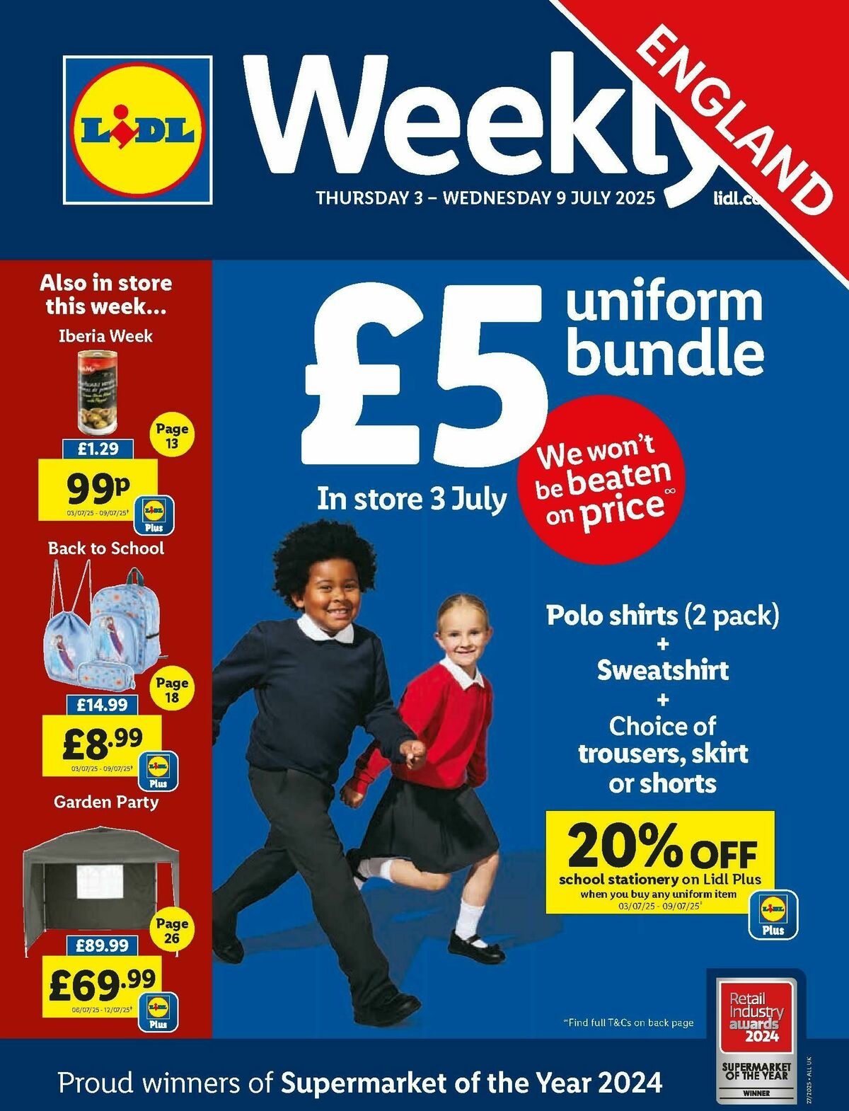 LIDL Offers from 3 July