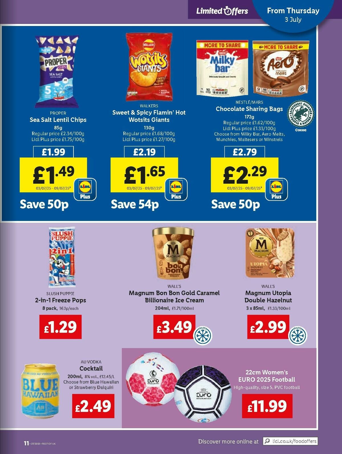 LIDL Offers from 3 July