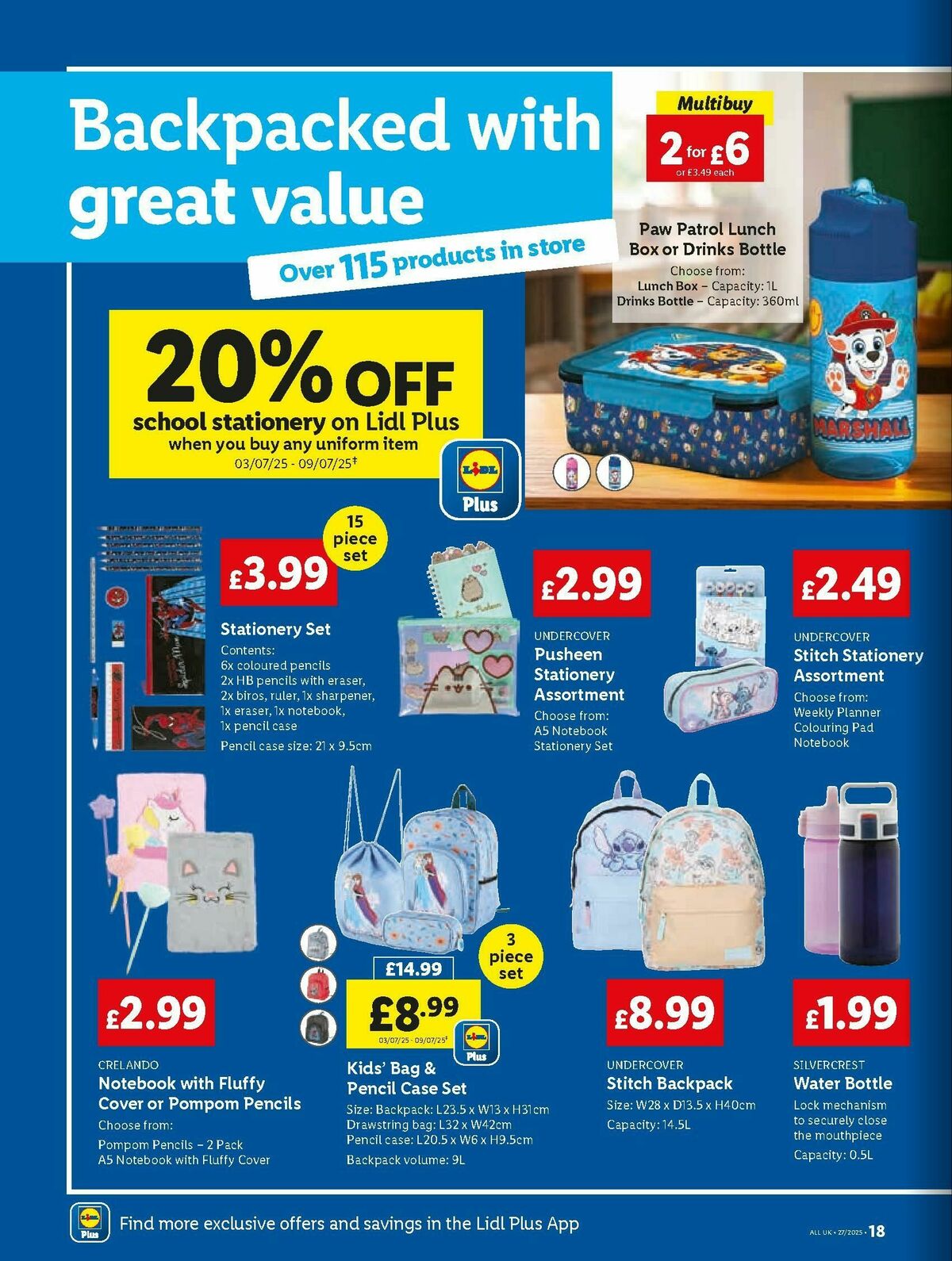 LIDL Offers from 3 July