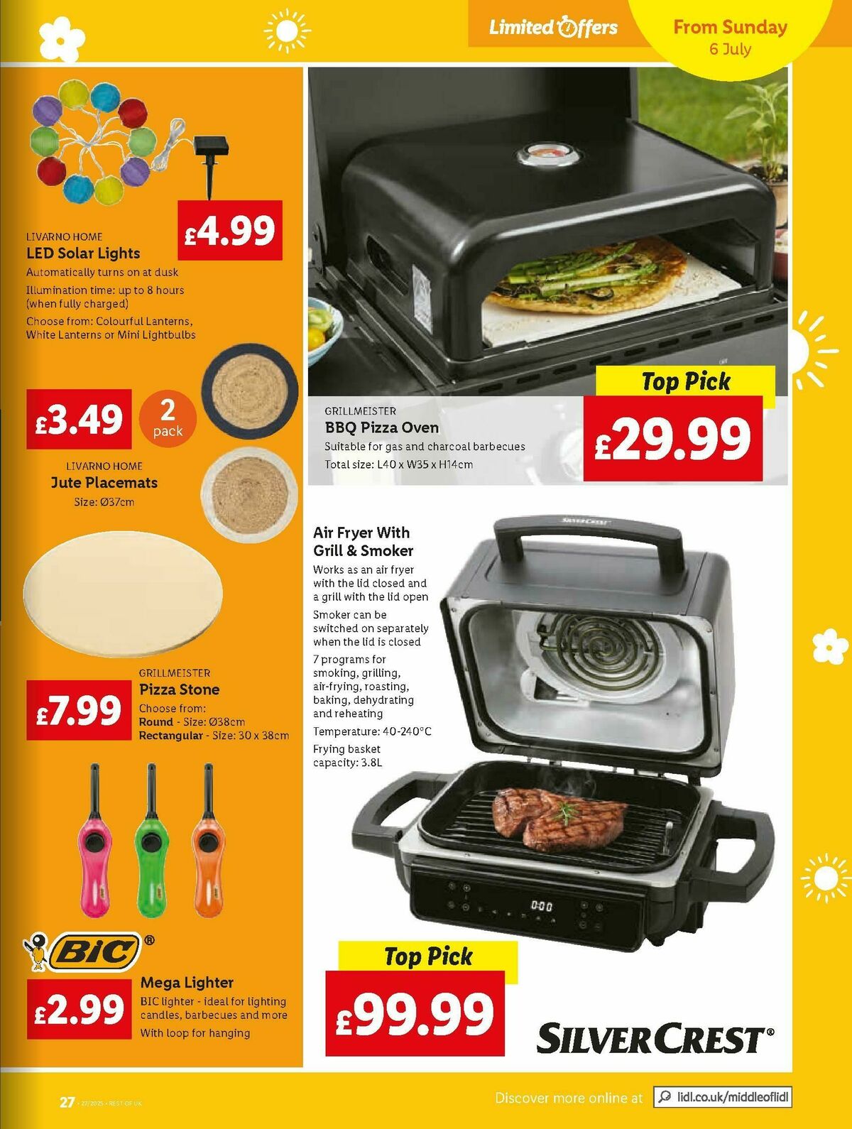 LIDL Offers from 3 July