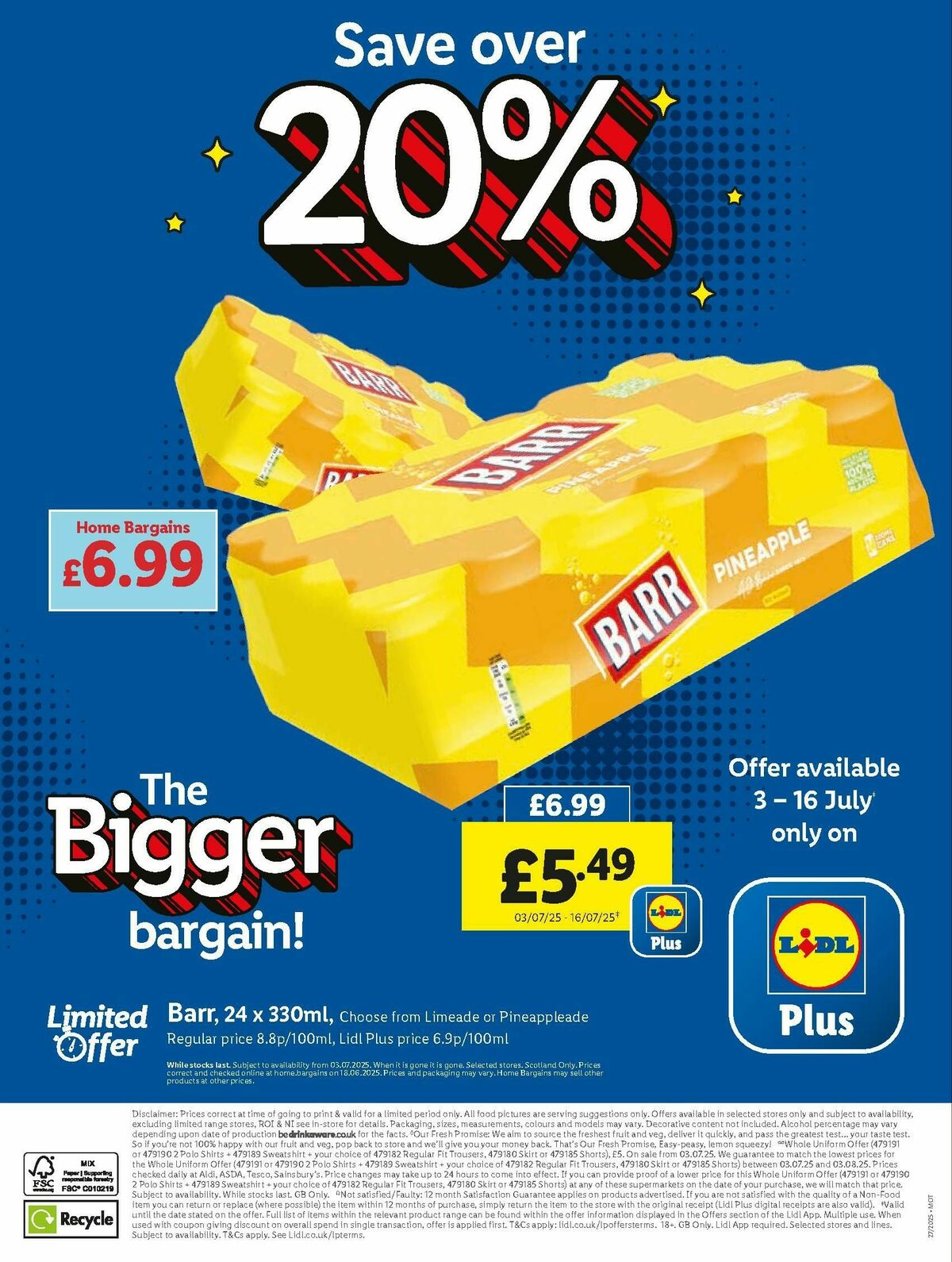 LIDL Scotland Offers from 3 July