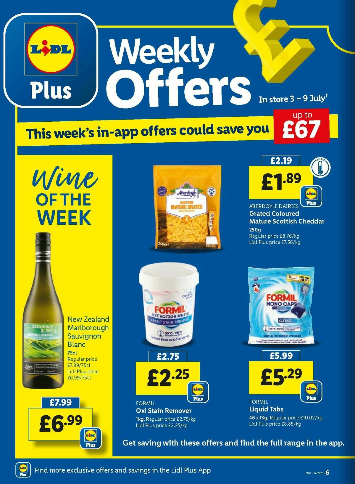 LIDL Scotland Offers from 3 July