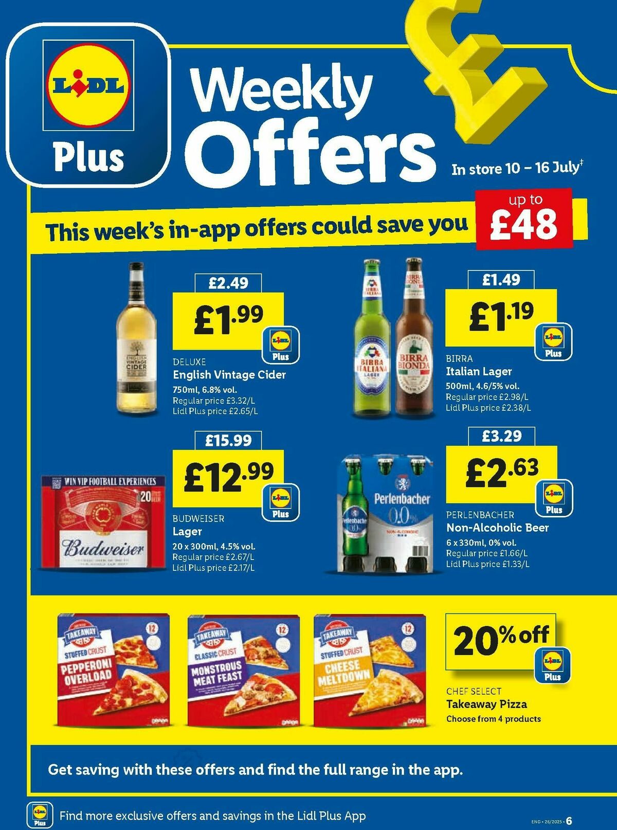 LIDL Offers from 10 July