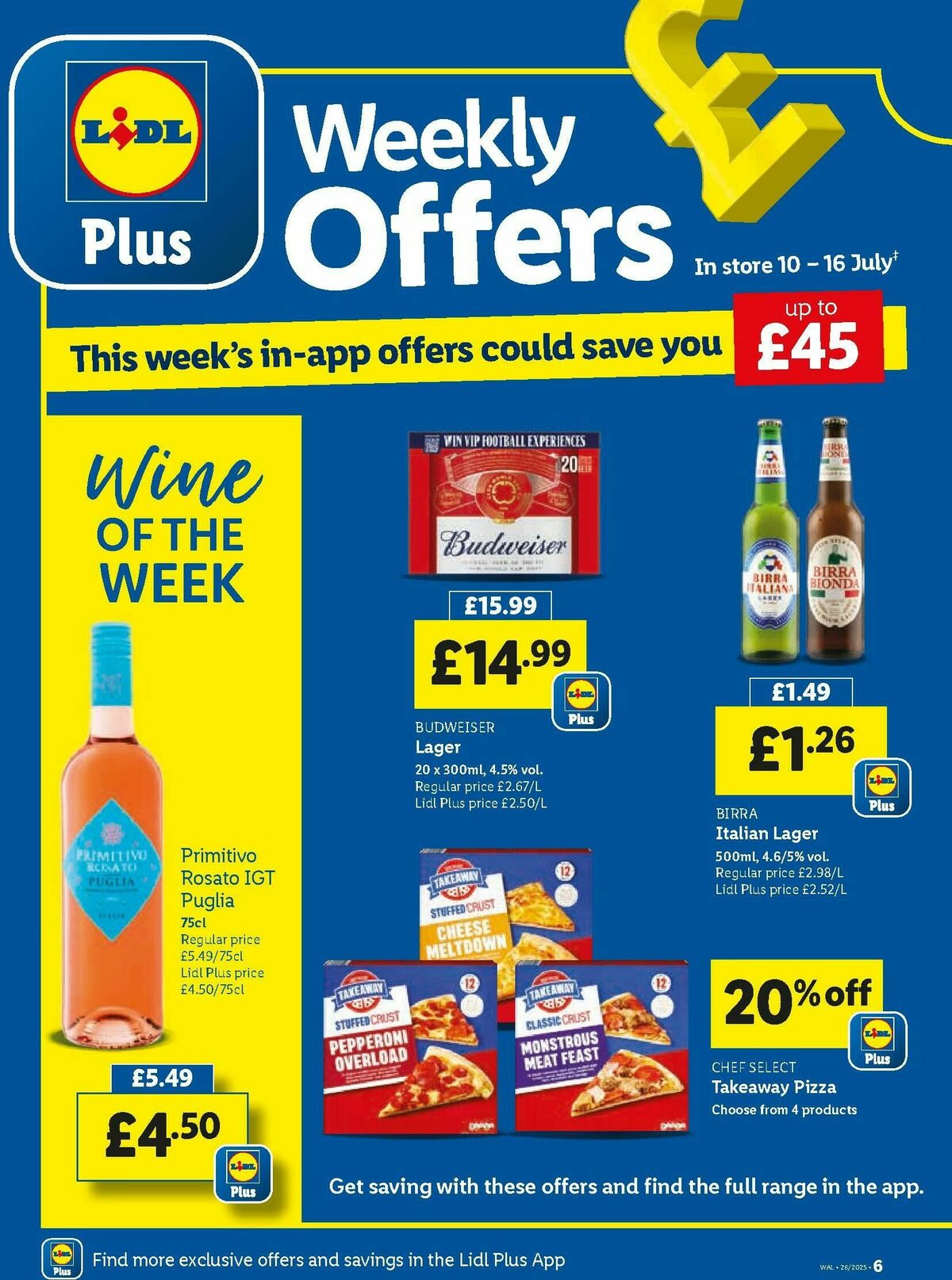 LIDL Wales Offers from 10 July