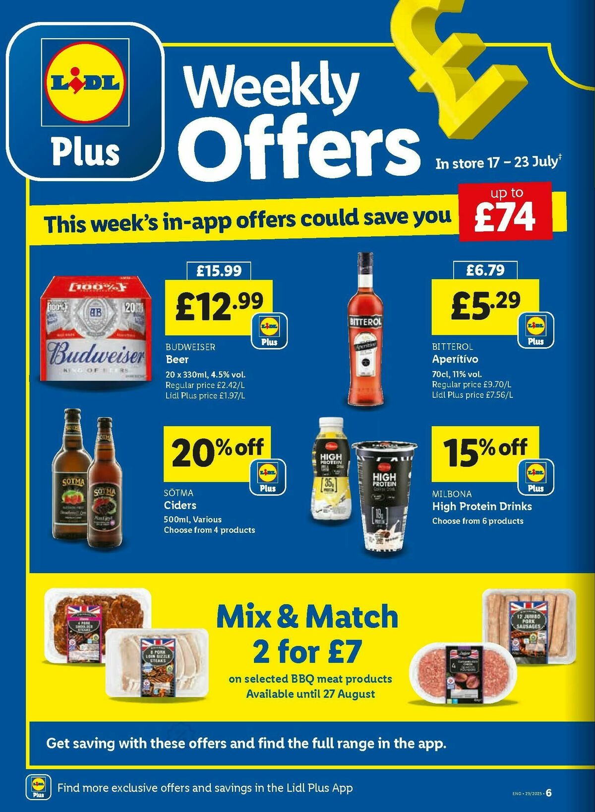 LIDL Offers from 17 July