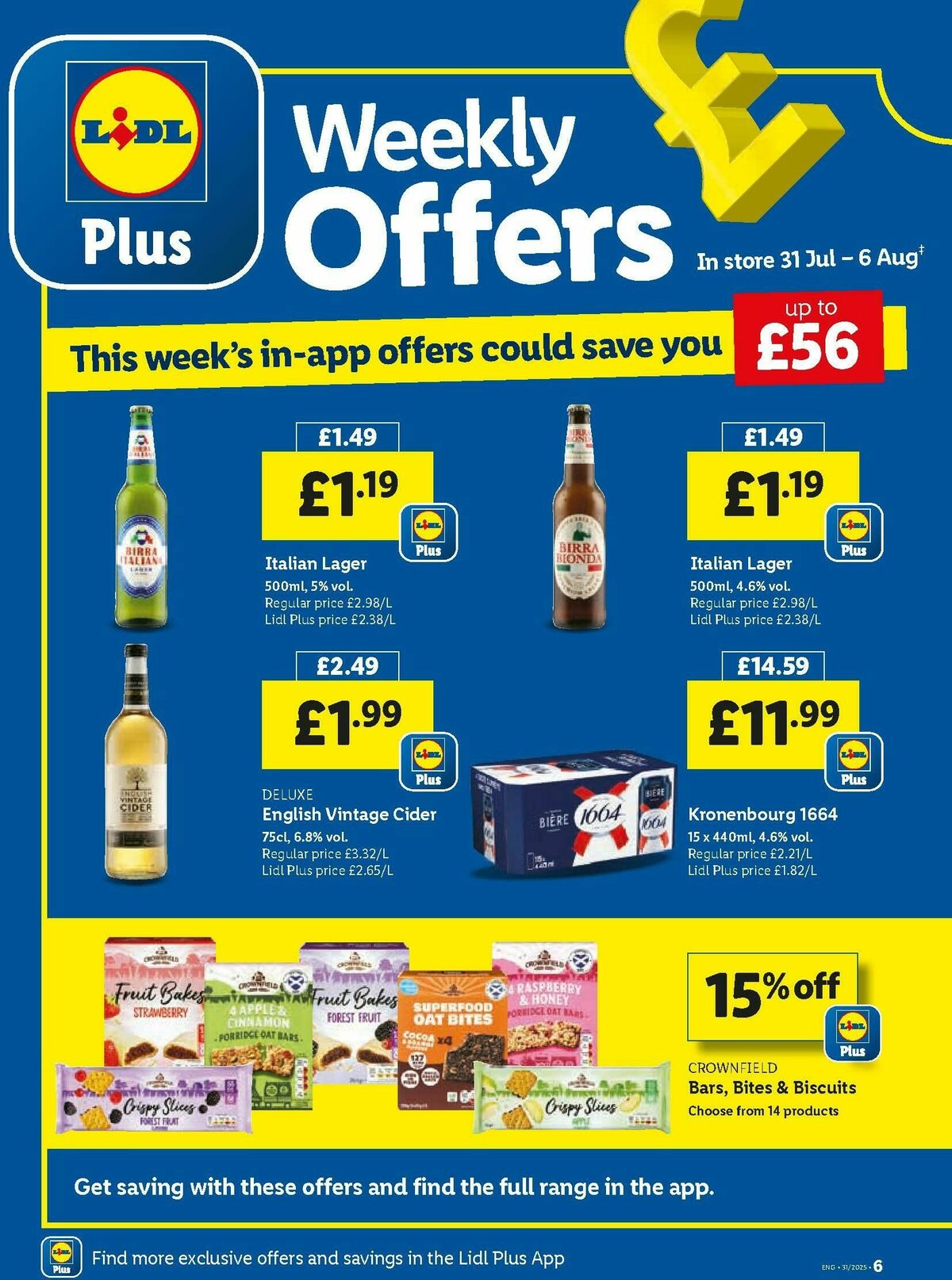 LIDL Offers from 31 July