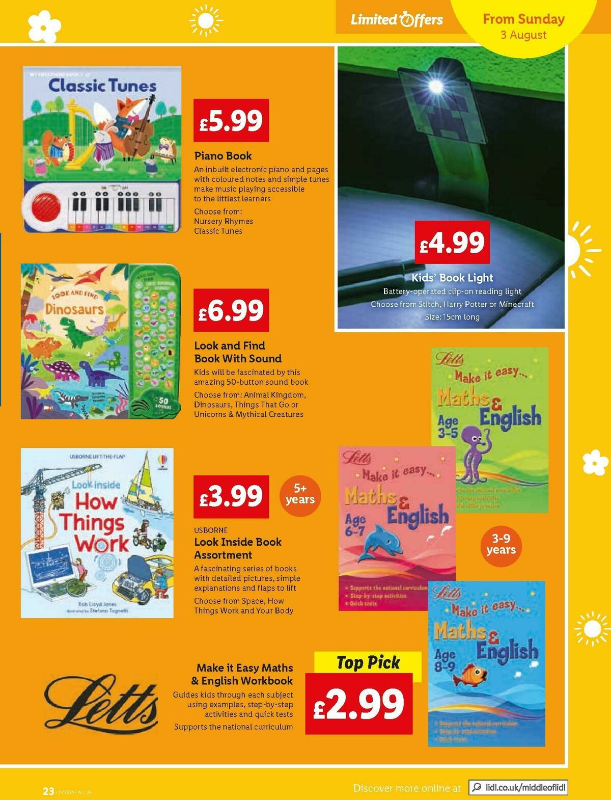 LIDL Scotland Offers from 31 July