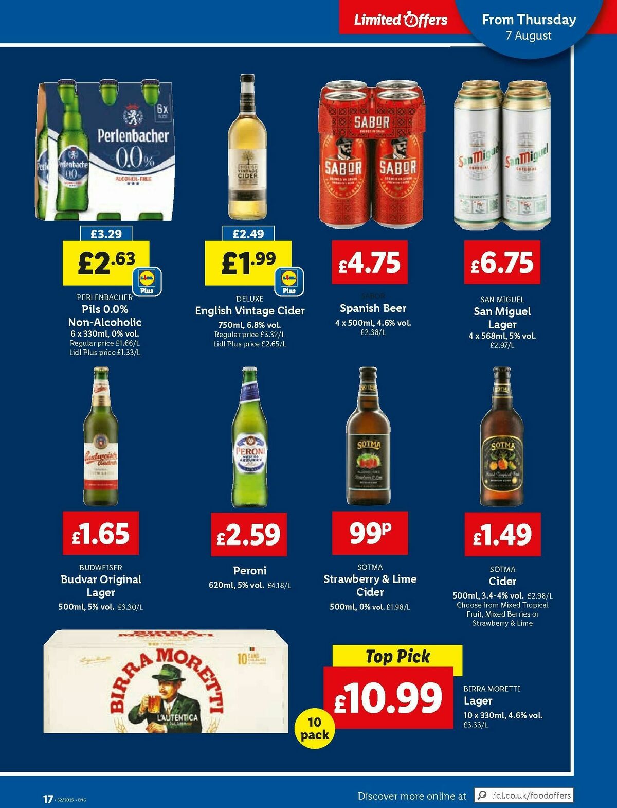 LIDL Offers from 7 August