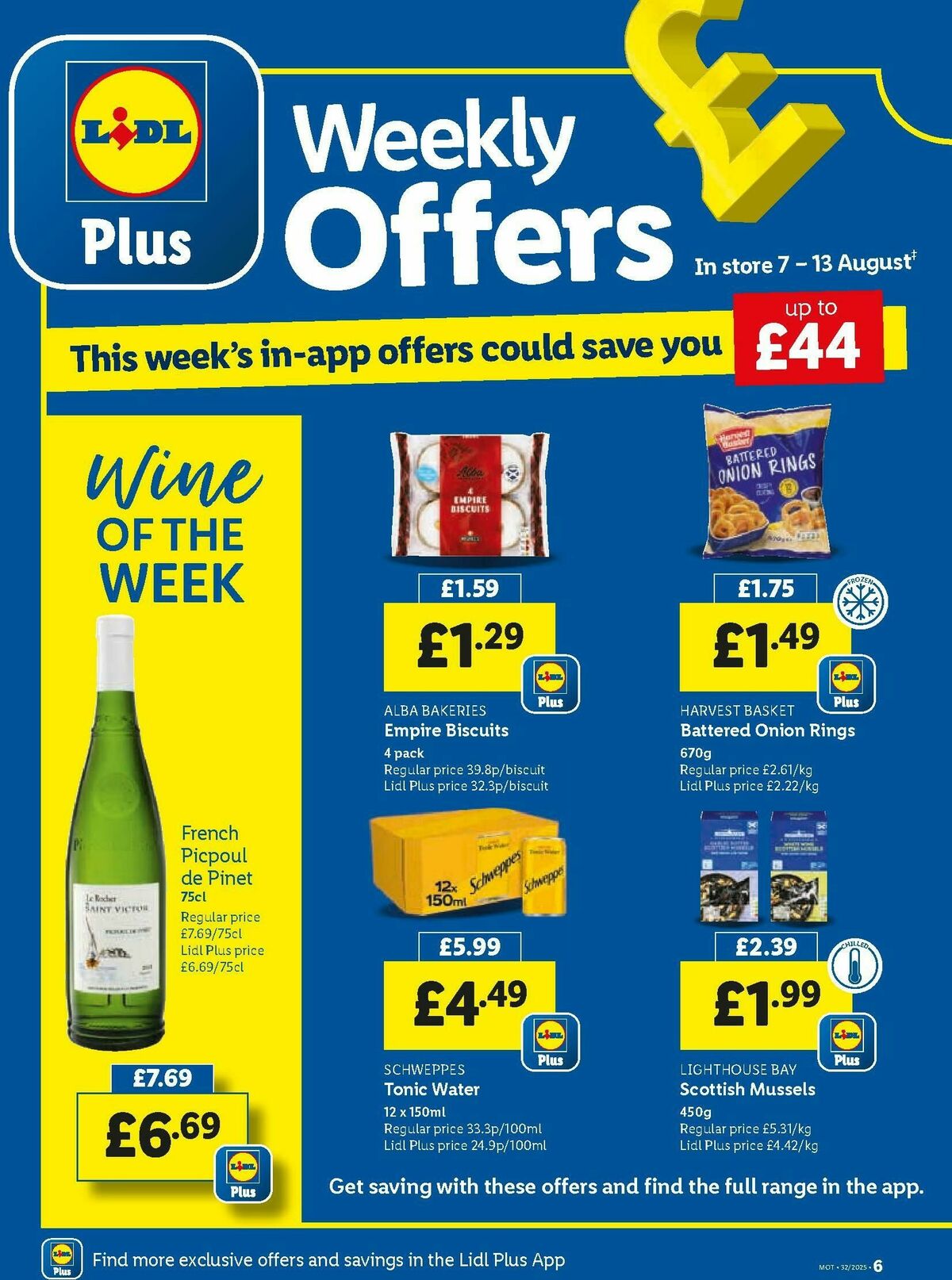 LIDL Scotland Offers from 7 August