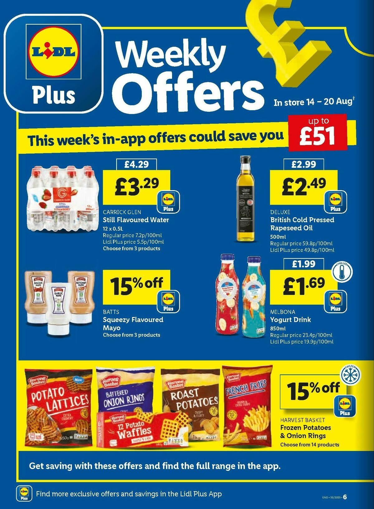 LIDL Offers from 14 August