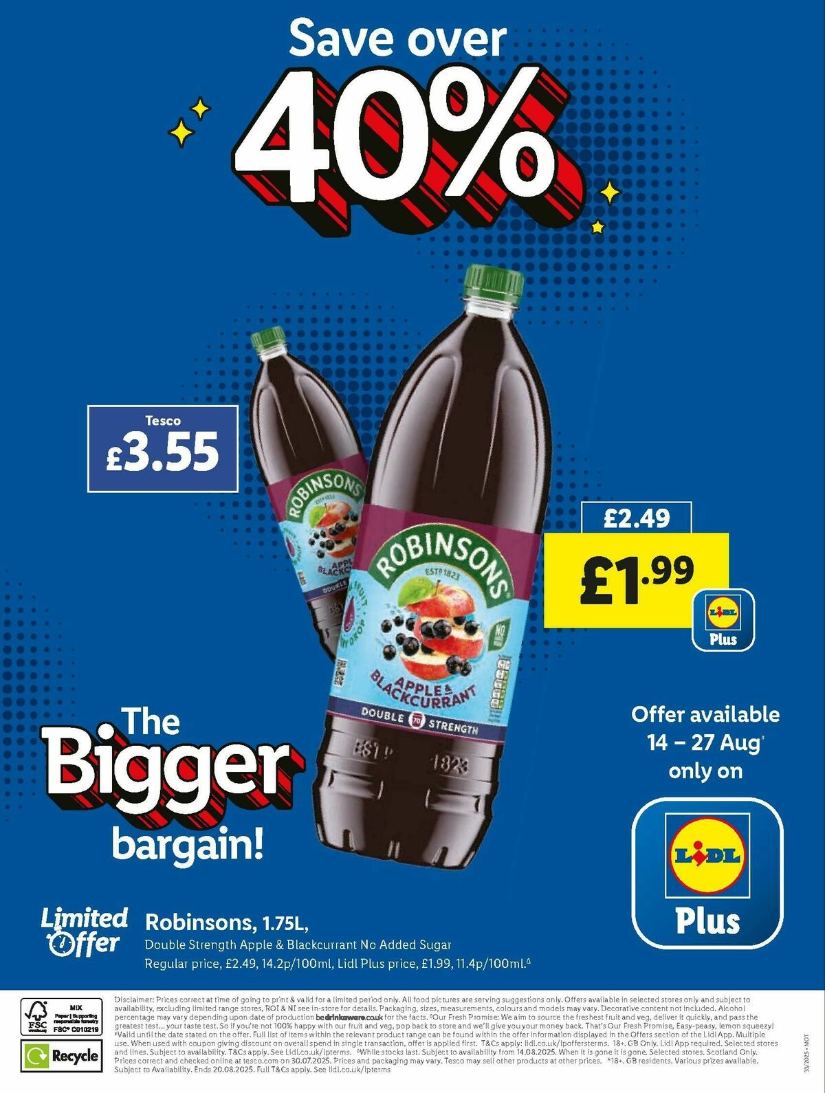 LIDL Scotland Offers from 14 August