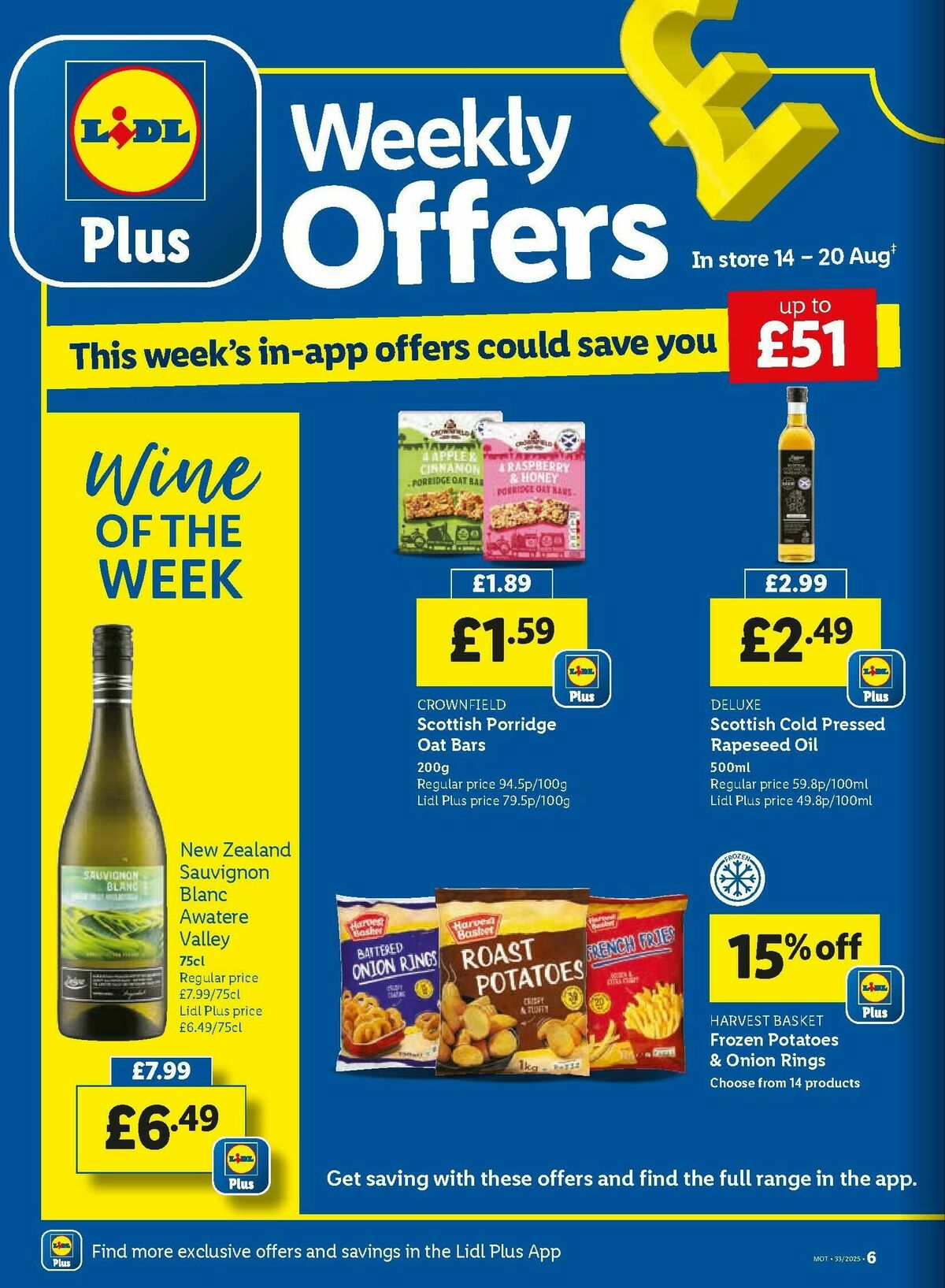 LIDL Scotland Offers from 14 August