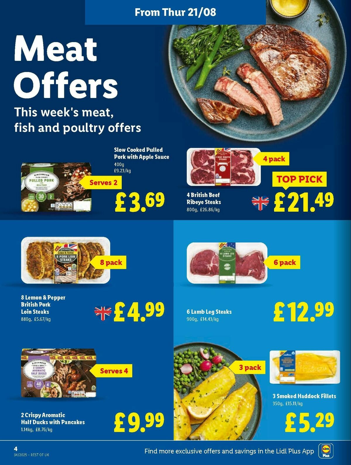 LIDL Offers from 21 August