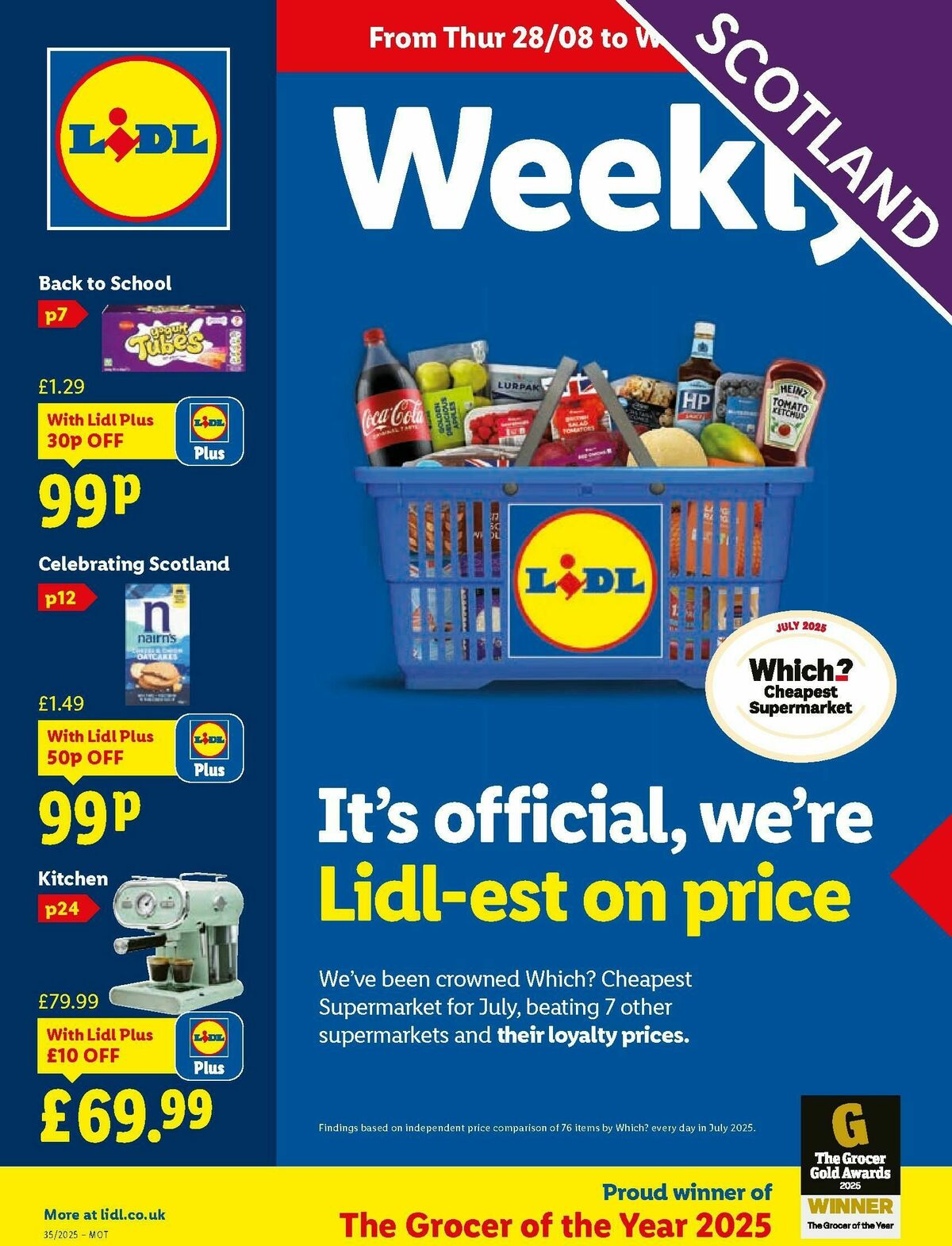 LIDL Scotland Offers from 28 August