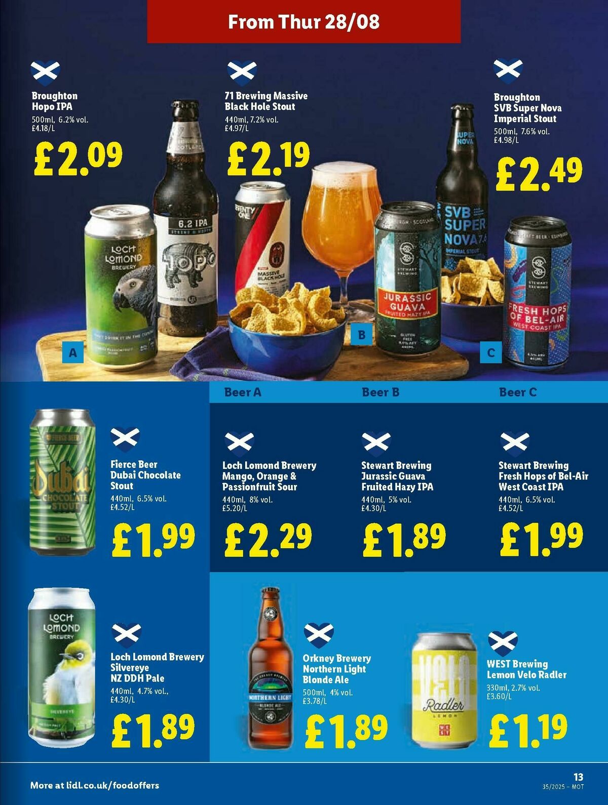 LIDL Scotland Offers from 28 August