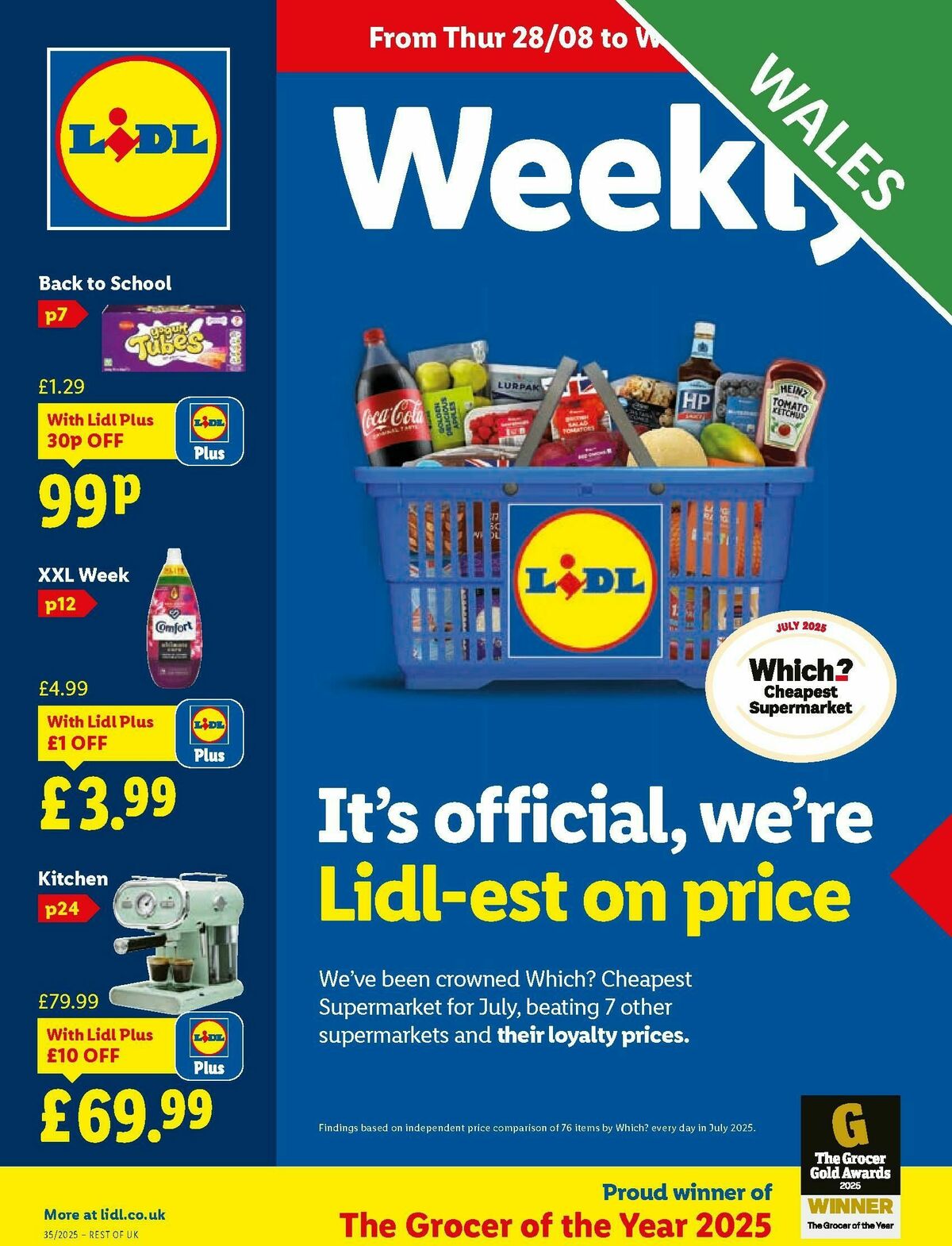 LIDL Wales Offers from 28 August