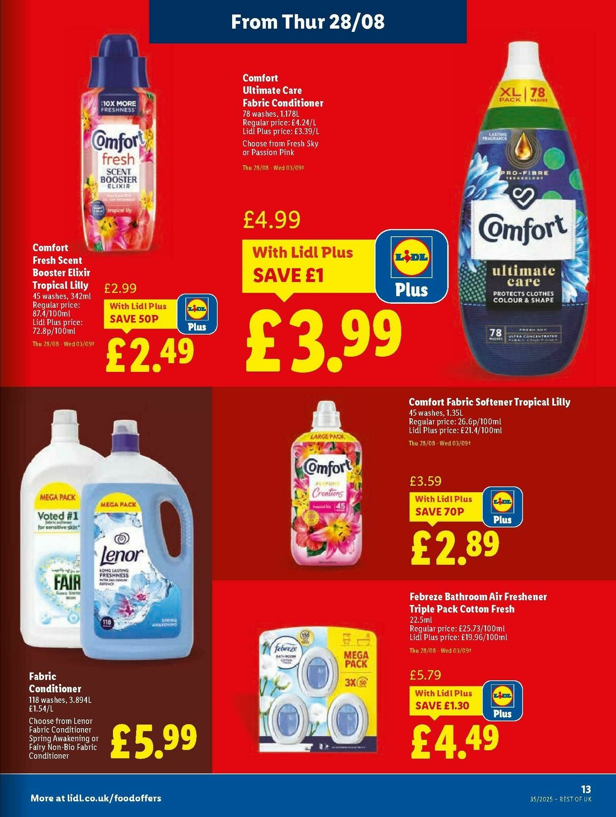 LIDL Wales Offers from 28 August