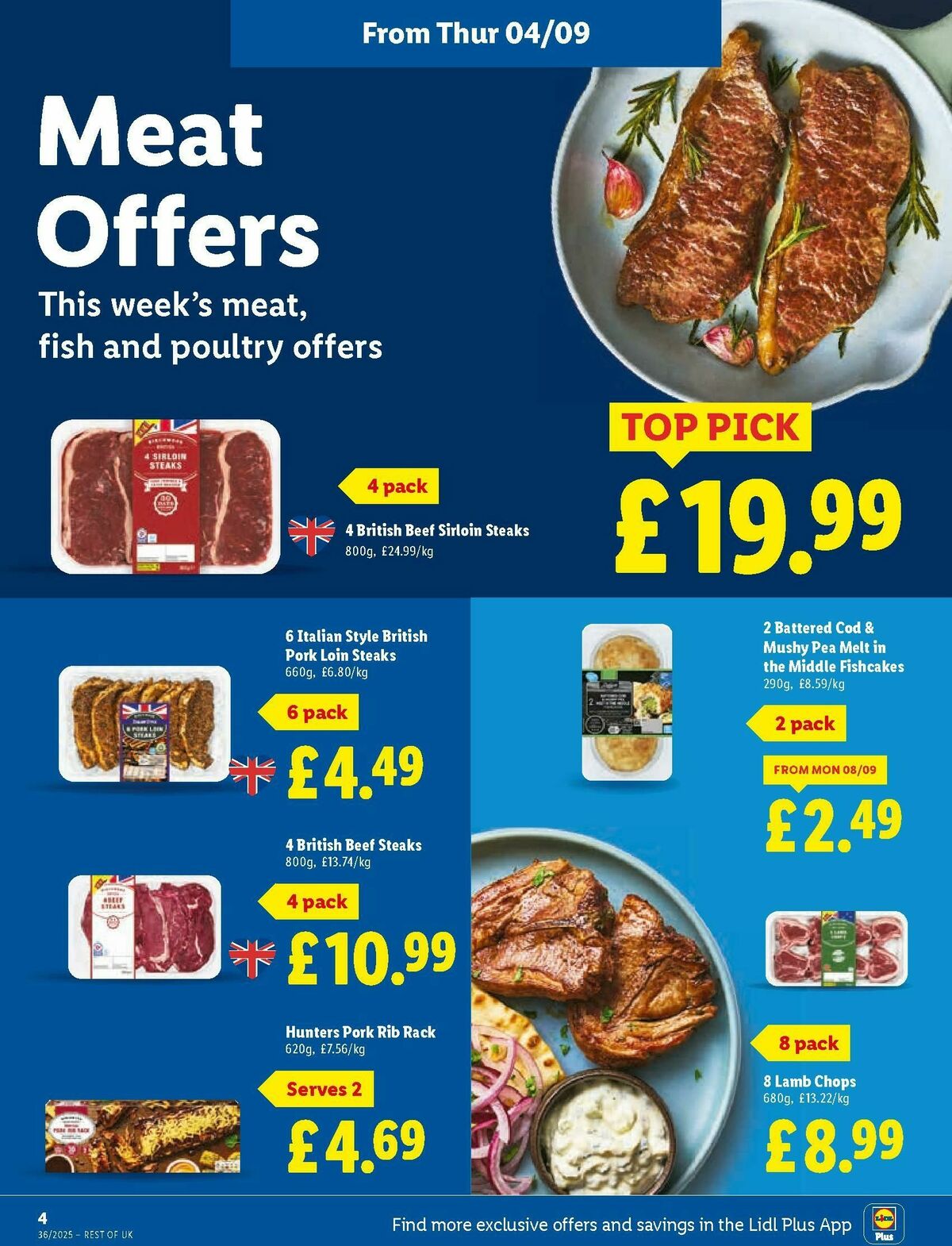 LIDL Offers from 4 September
