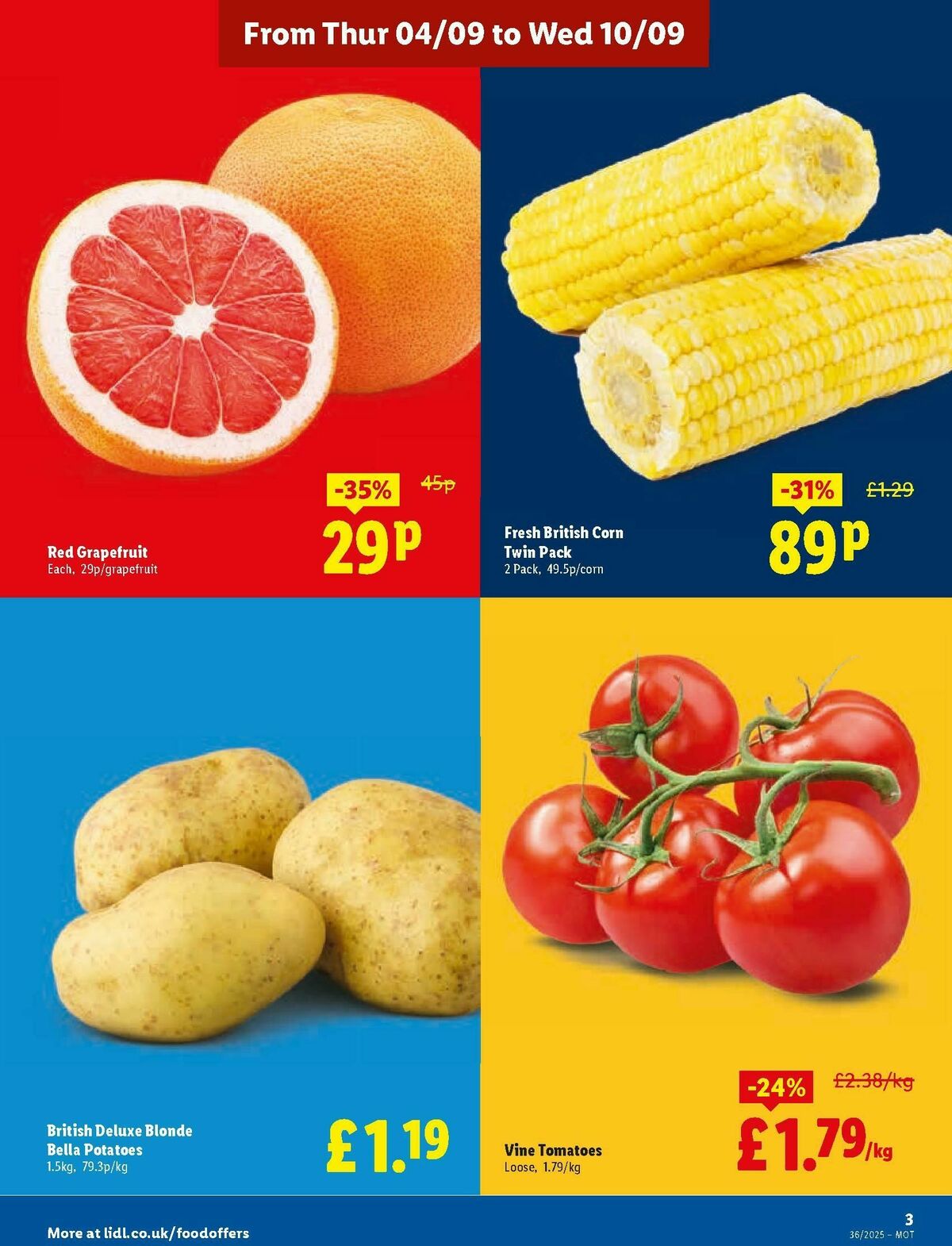 LIDL Scotland Offers from 4 September