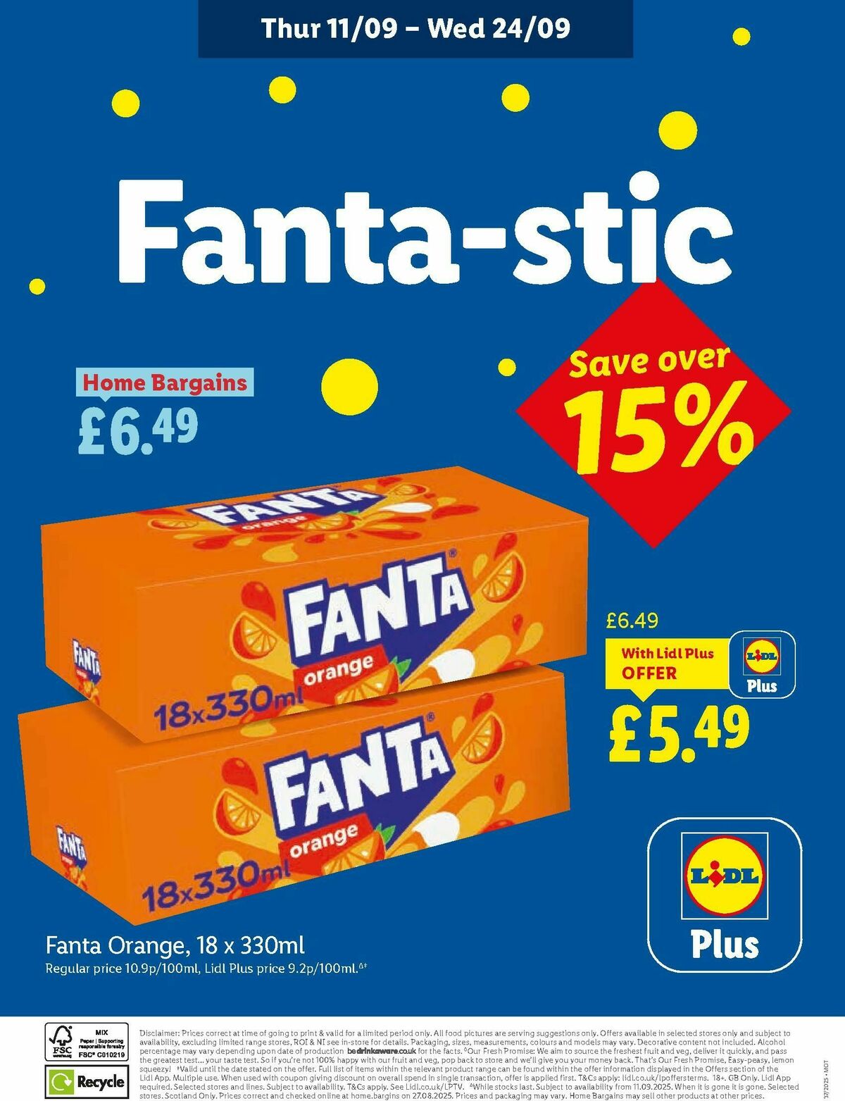 LIDL Scotland Offers from 11 September
