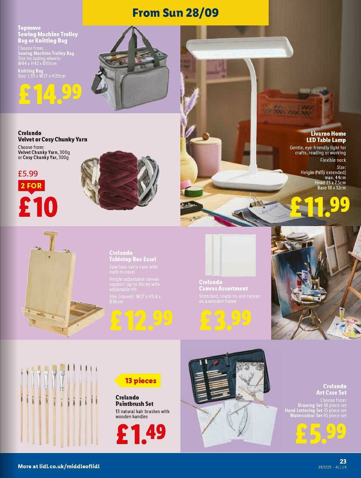 LIDL Offers from 25 September