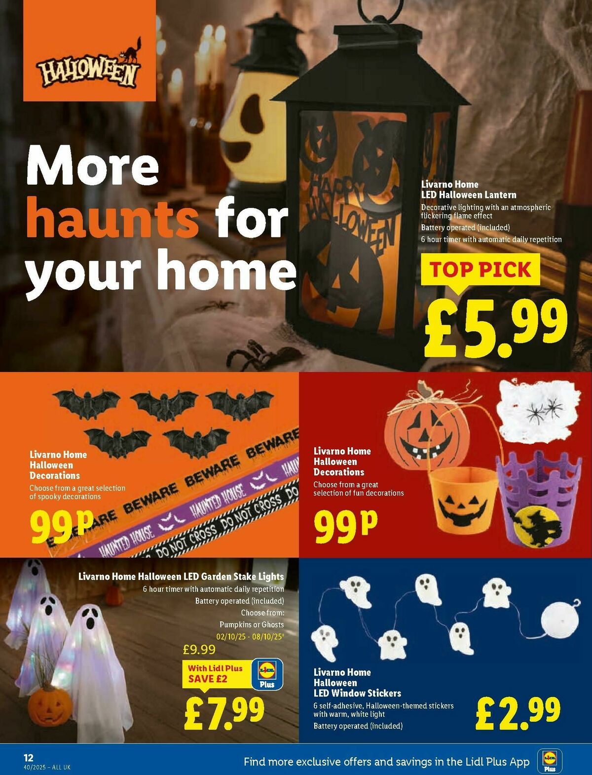 LIDL Offers from 2 October