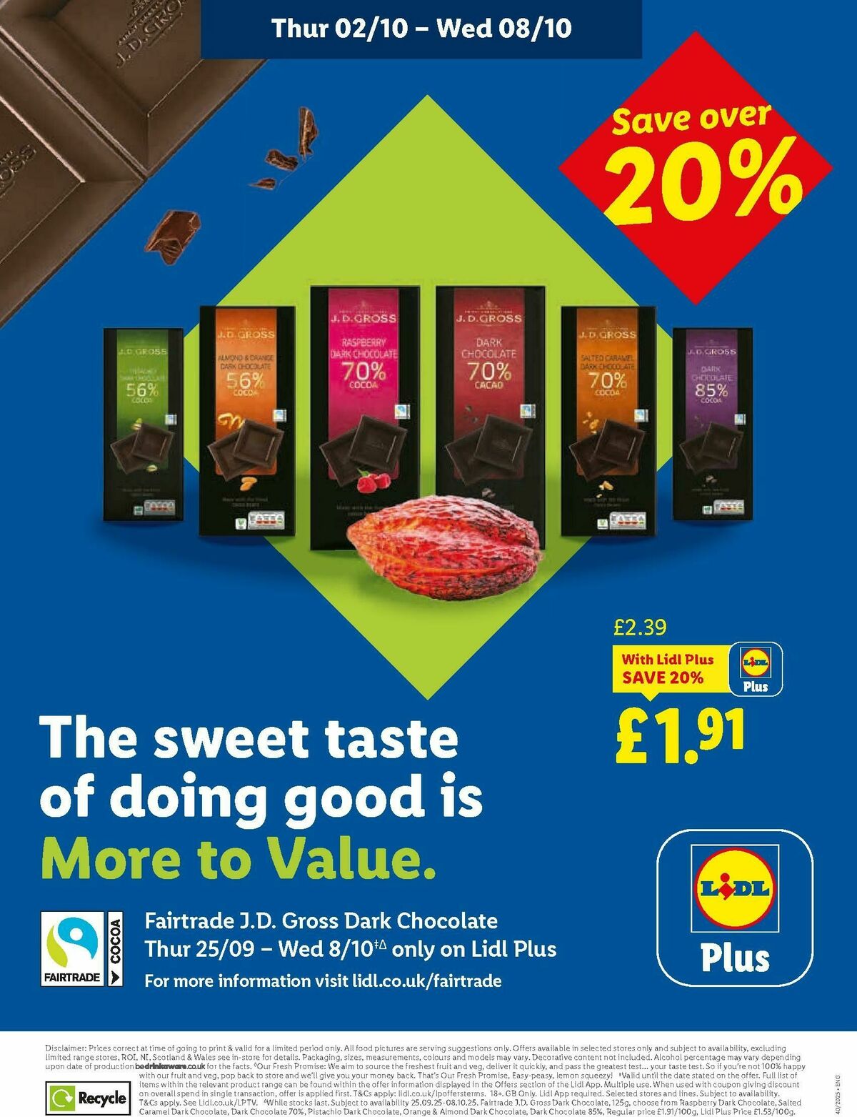 LIDL Offers from 2 October