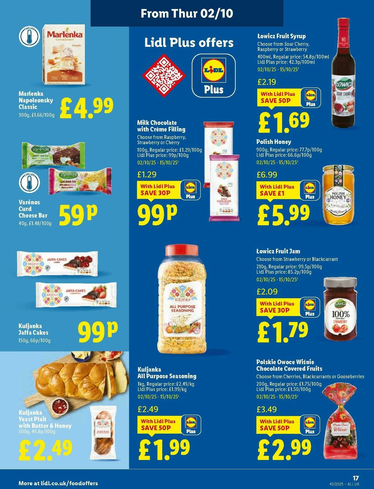 LIDL Scotland Offers from 2 October