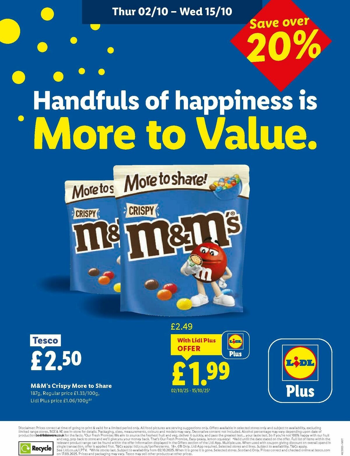 LIDL Scotland Offers from 2 October