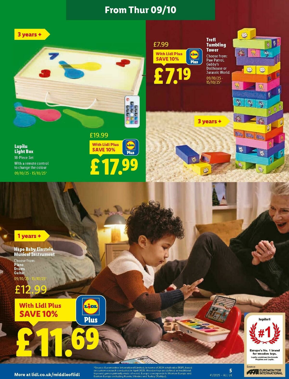 LIDL Offers from 9 October