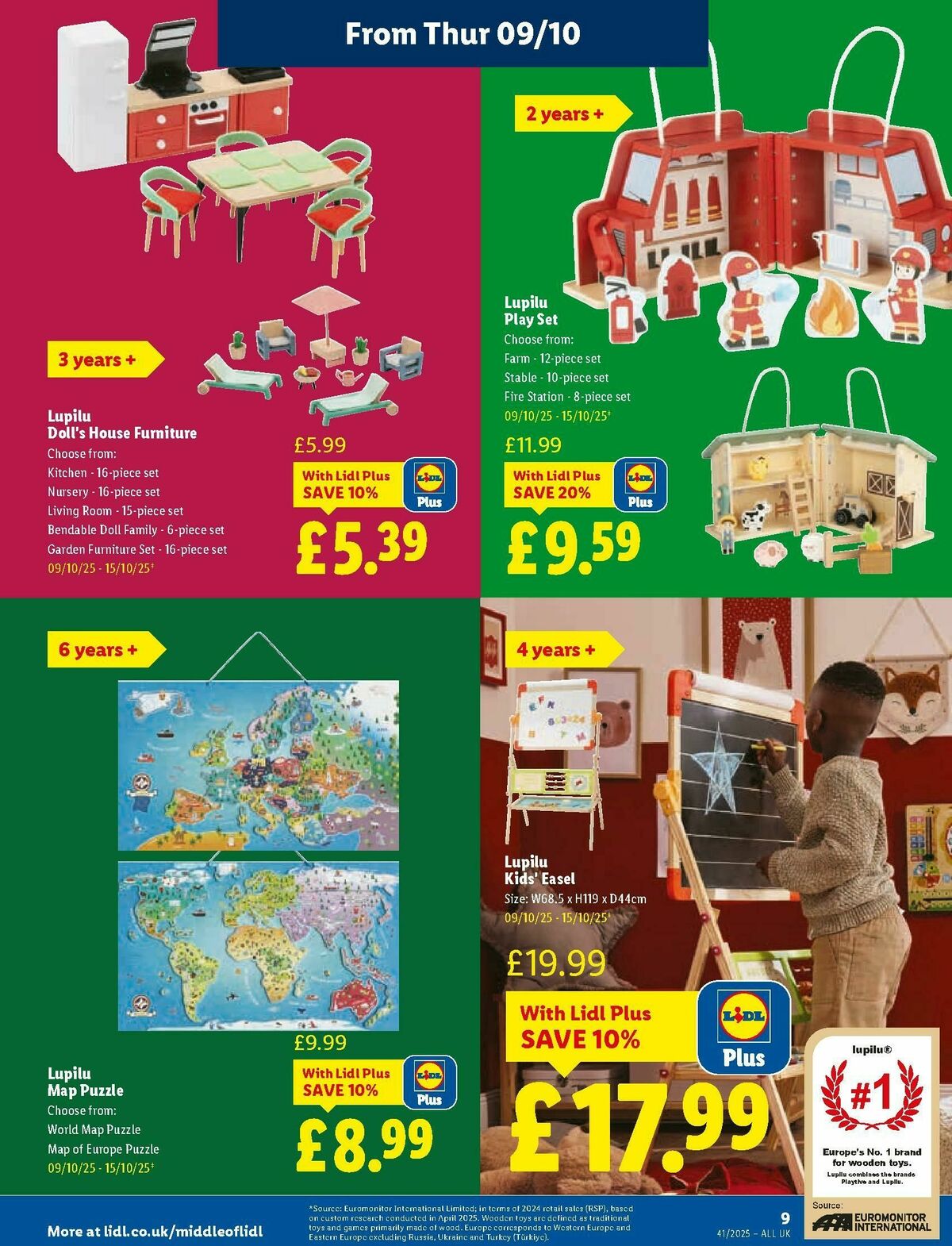 LIDL Offers from 9 October