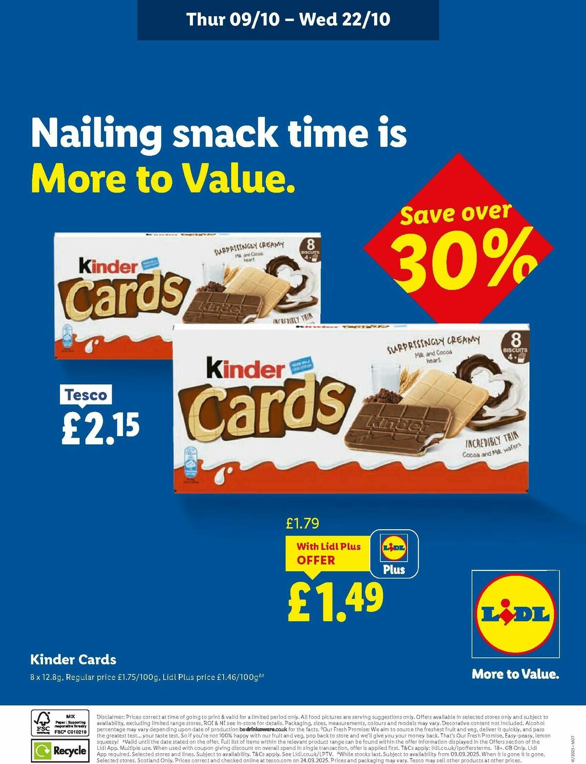 LIDL Scotland Offers from 9 October