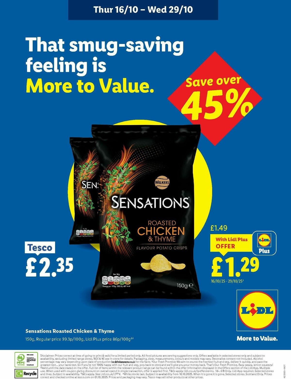 LIDL Scotland Offers from 16 October