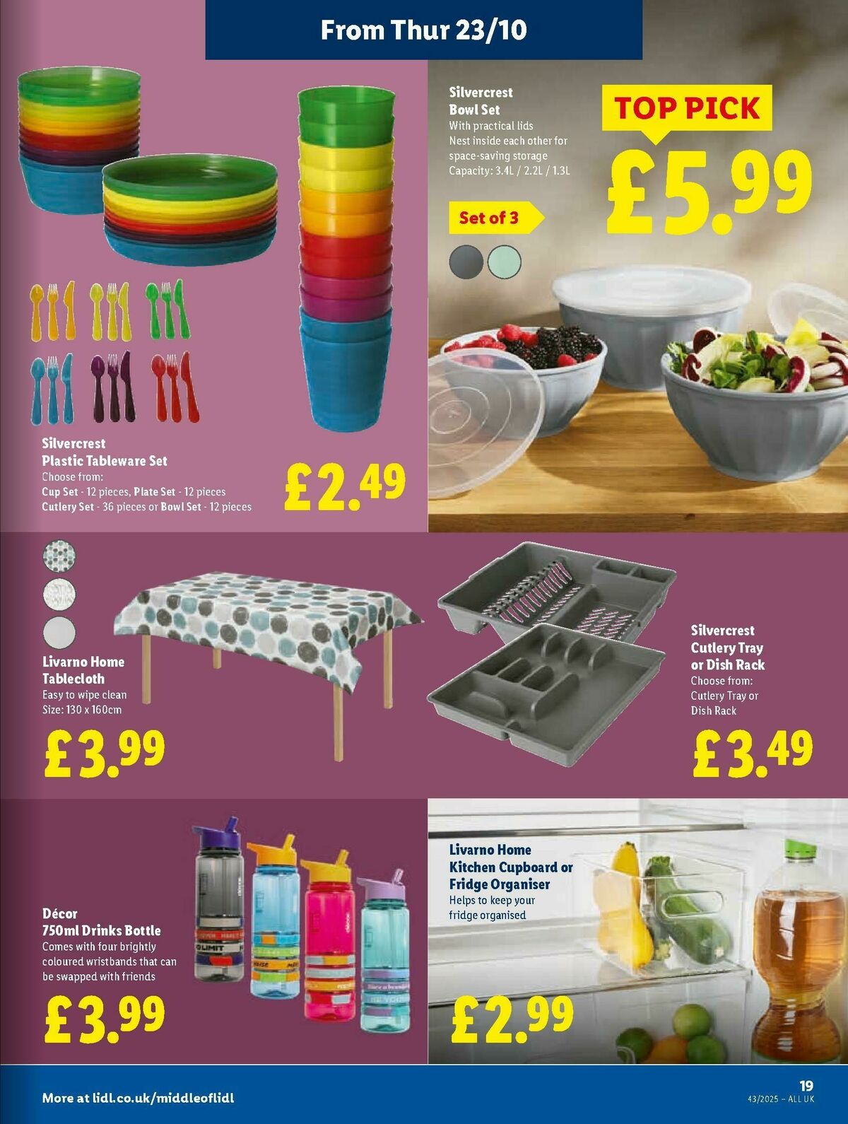 LIDL Offers from 23 October