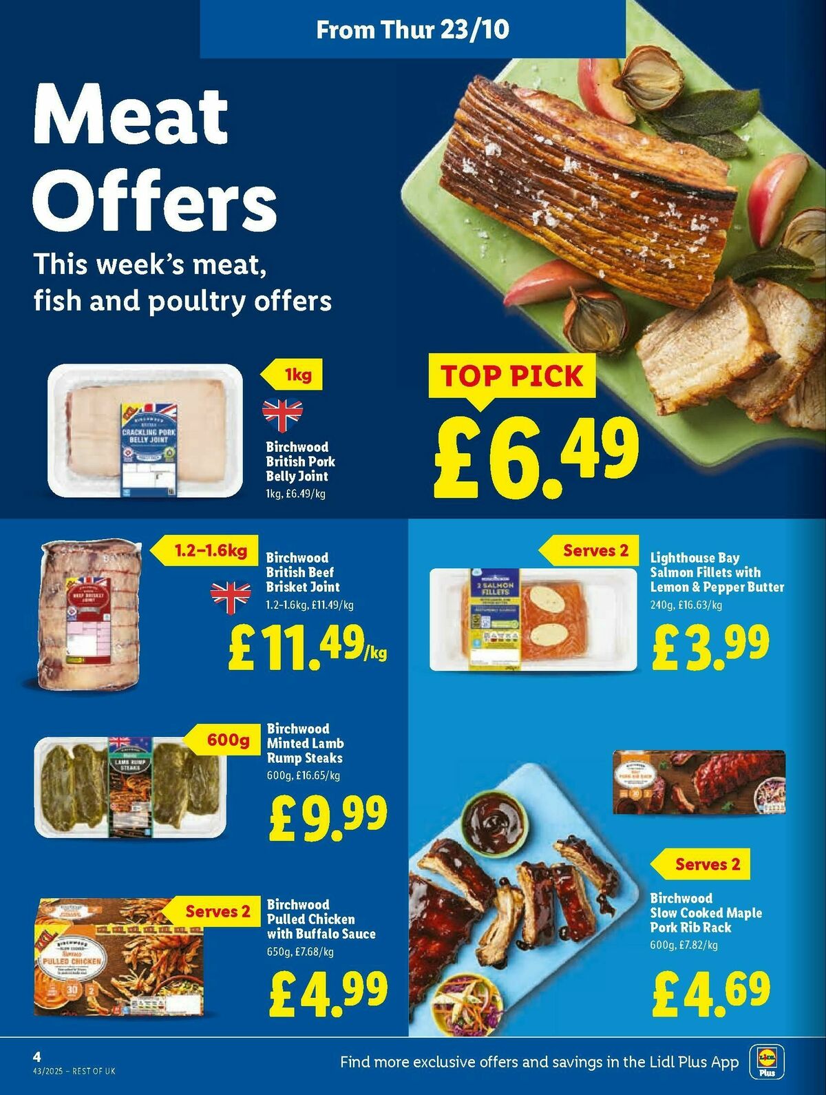 LIDL Wales Offers from 23 October
