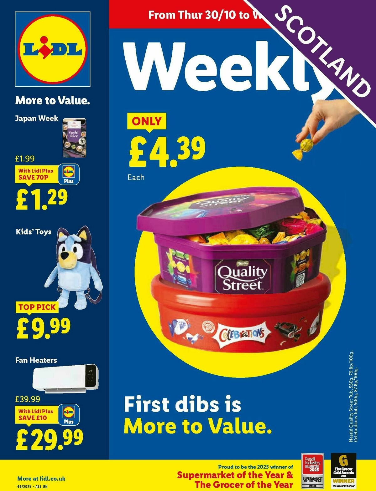 LIDL Scotland Offers from 30 October