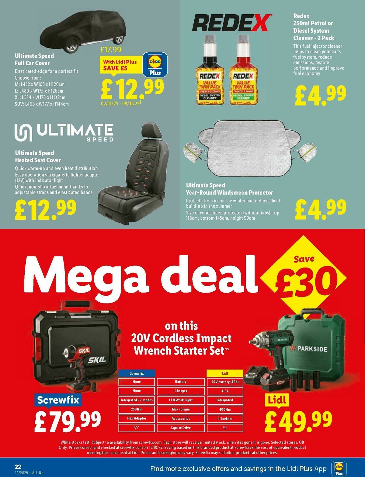 LIDL Scotland Offers from 30 October