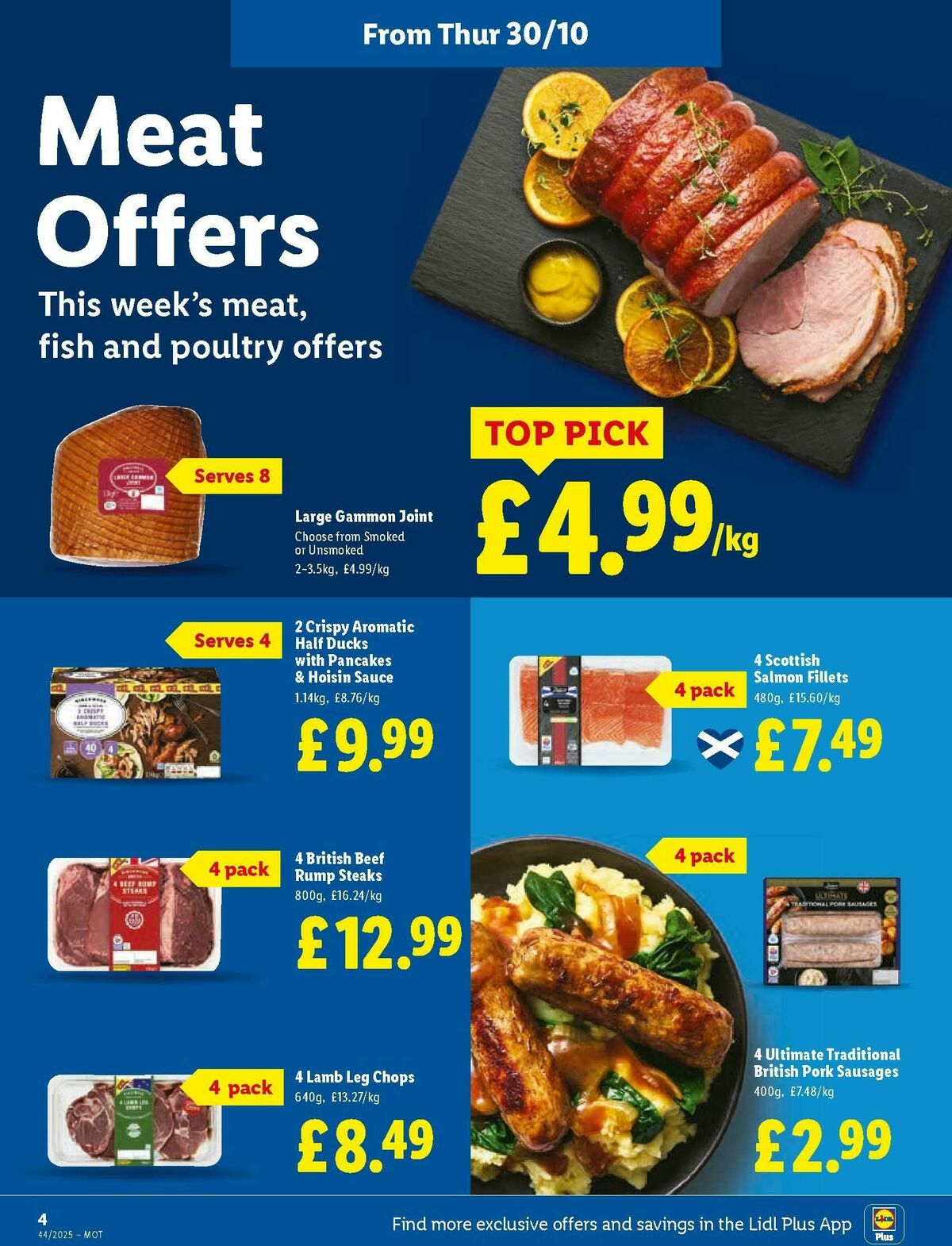 LIDL Scotland Offers from 30 October