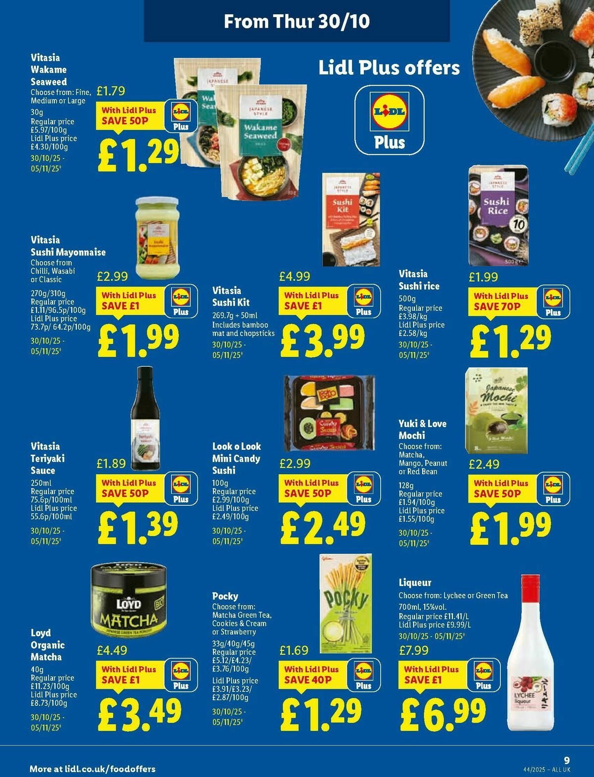 LIDL Scotland Offers from 30 October
