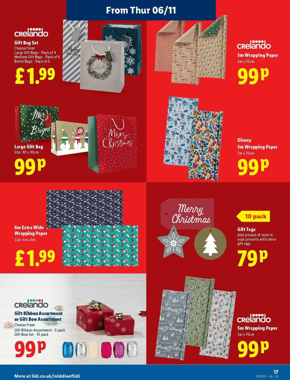 LIDL Scotland Offers from 6 November