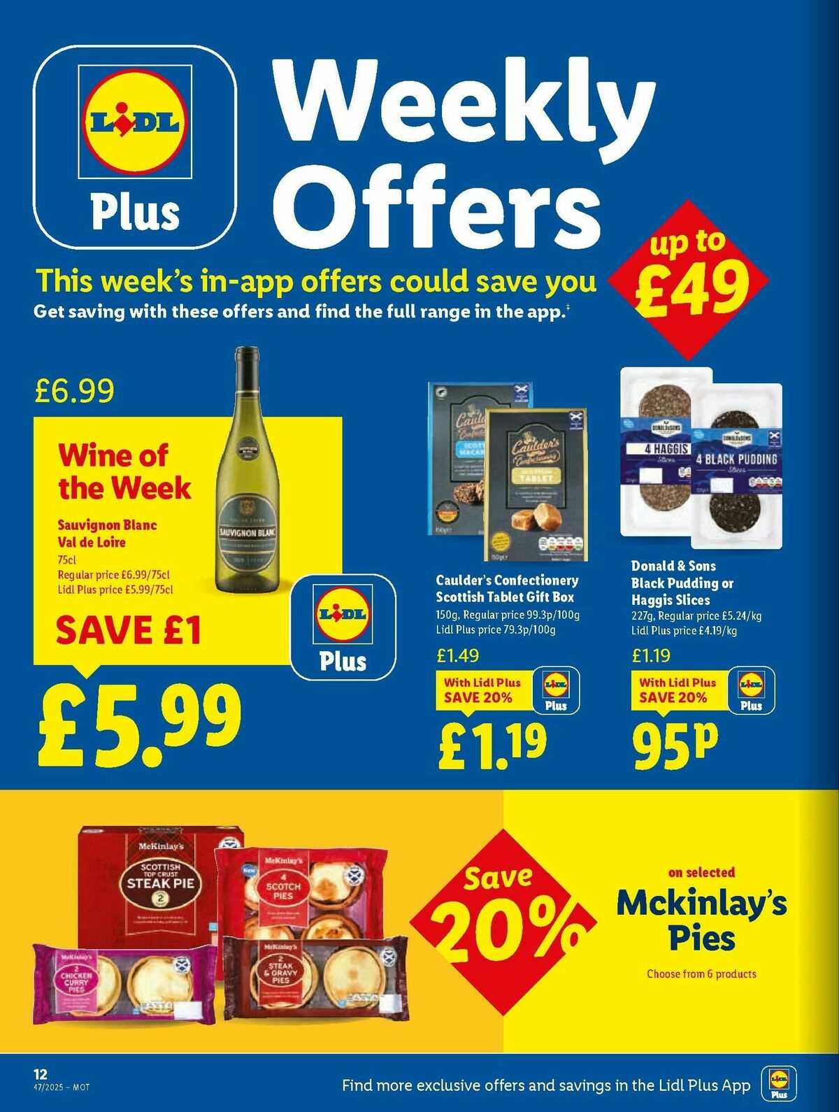 LIDL Scotland Offers from 20 November