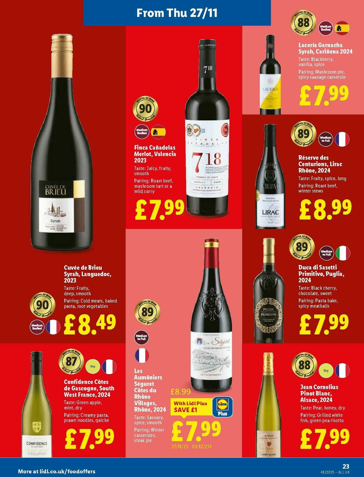 LIDL Offers from 27 November