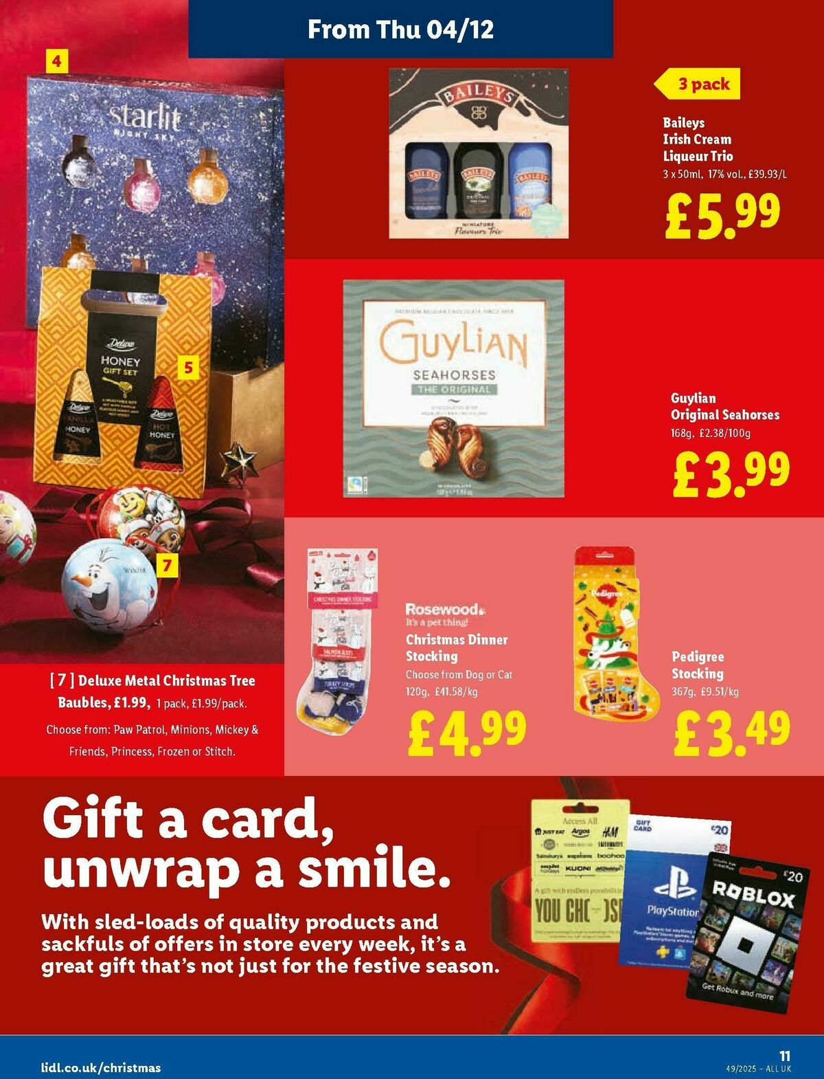 LIDL Offers from 4 December